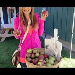 Athleta Hot Pink Rishi CYA Long Hoodie Jacket XL